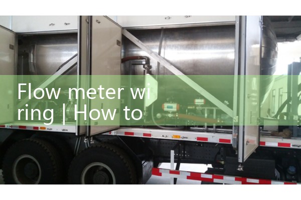 Flow meter wiring